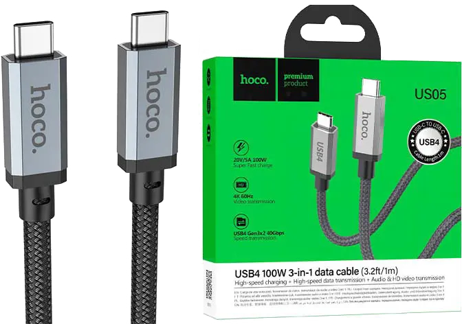 Câble Type-c 40Gbps