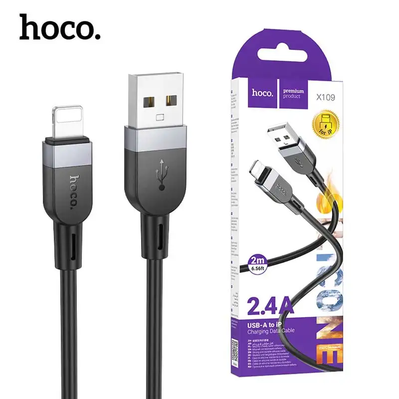 HOCO X109 Câble USB-A vers Iphone Lightning IP 2.4A - 2m