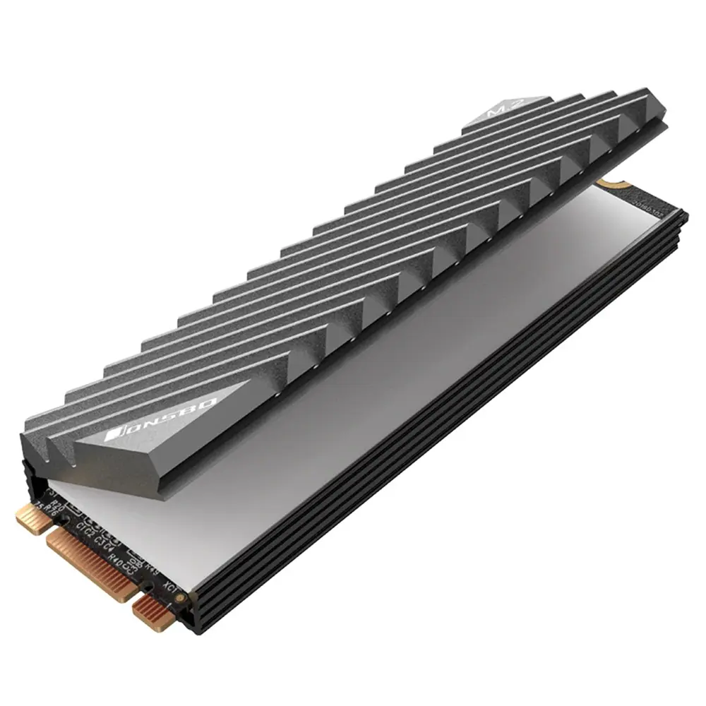 Dissipateur thermique pour M.2 2280 en aluminium - Gris