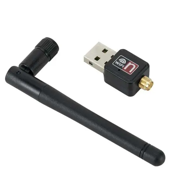 Mini Dongle Clé WiFi W-Fi USB 600Mbps 802.11 n/g/b avec antenne 2dbi