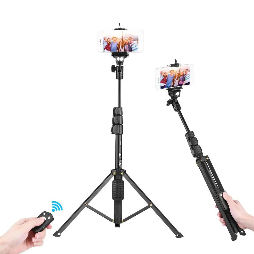 Trepied et perche à Selfie yunteng VCT-1388 avec télécommande Bluetooth pour smartphone téléphone Android IOS Iphone Caméra