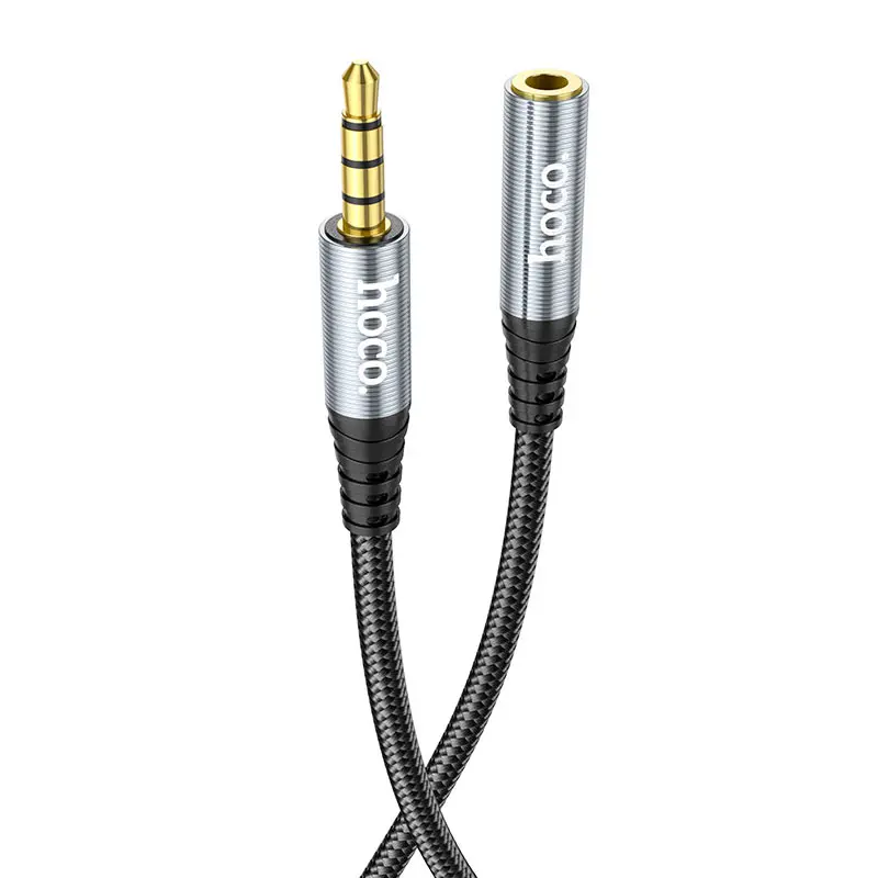 Cable Rallonge Extension AUX 3.5mm 4 Pôles 4p Casque + Microphone HOCO UPA20 Male vers Femelle
