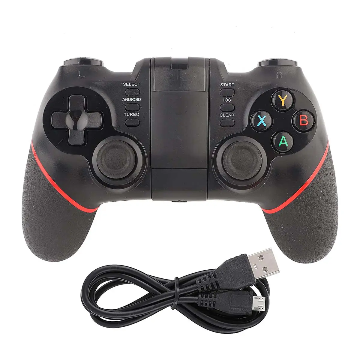 Manette Bluetooth sans-fil 2.4ghz T6 pour PC Smartphone ANDROID IOS Smart TV