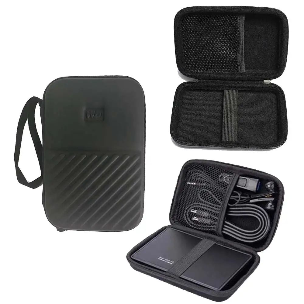Pochette Étui anti-choc pour disque dur externe HDD SSD USB 2.5 pouces - Modèle B