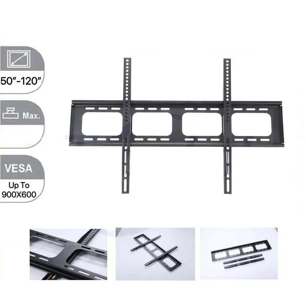 Support mural Inclinable universel pour TV Ecran LCD LED de 50"-120" charge:120Kg B125