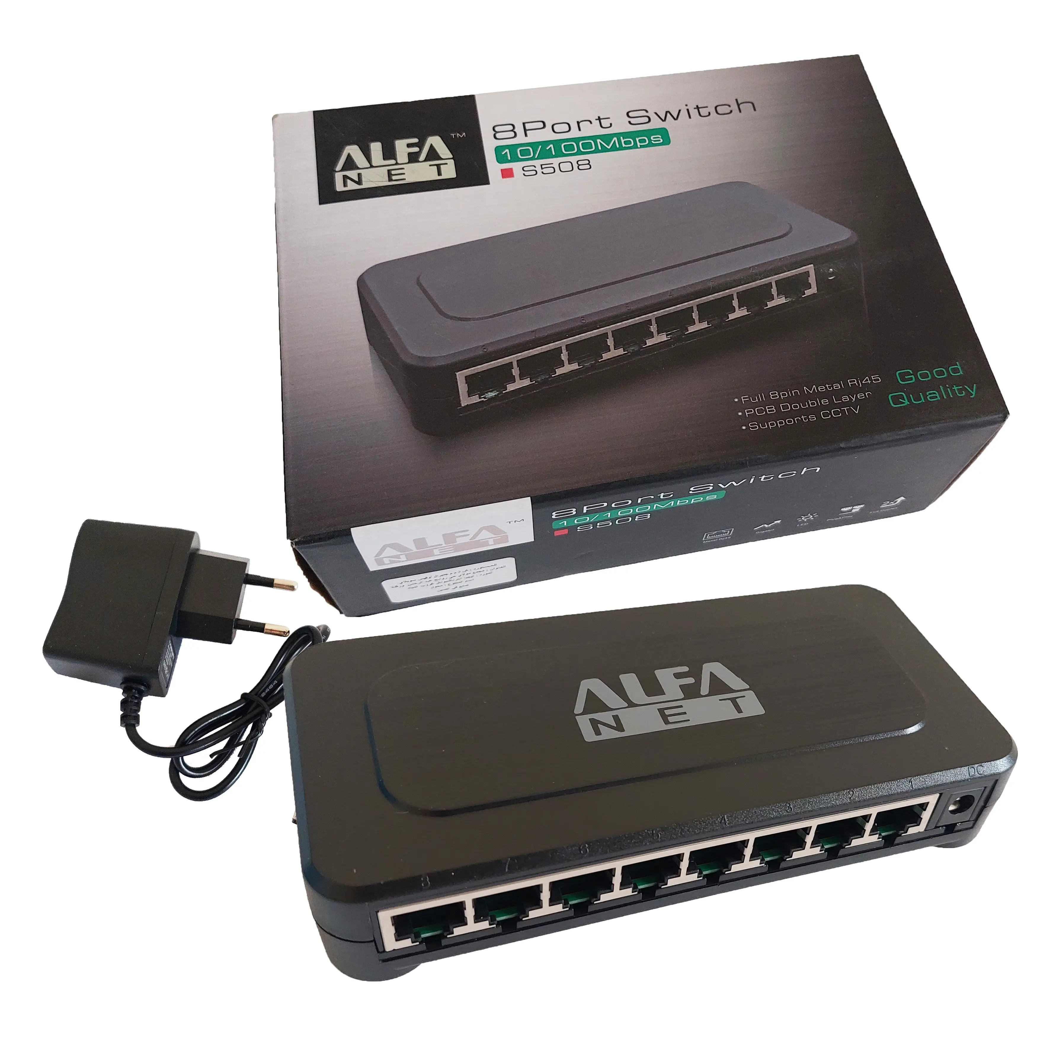 Switch HUB réseau 8 ports RJ45 S508 10-100 Mbps