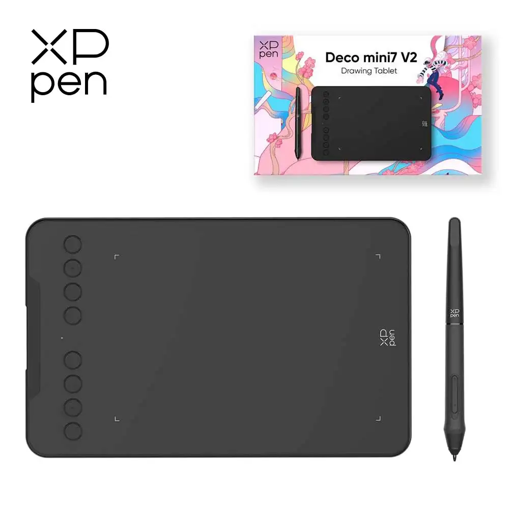 Tablette graphique XP pen Deco Mini7 V2 Android  Mac Windows