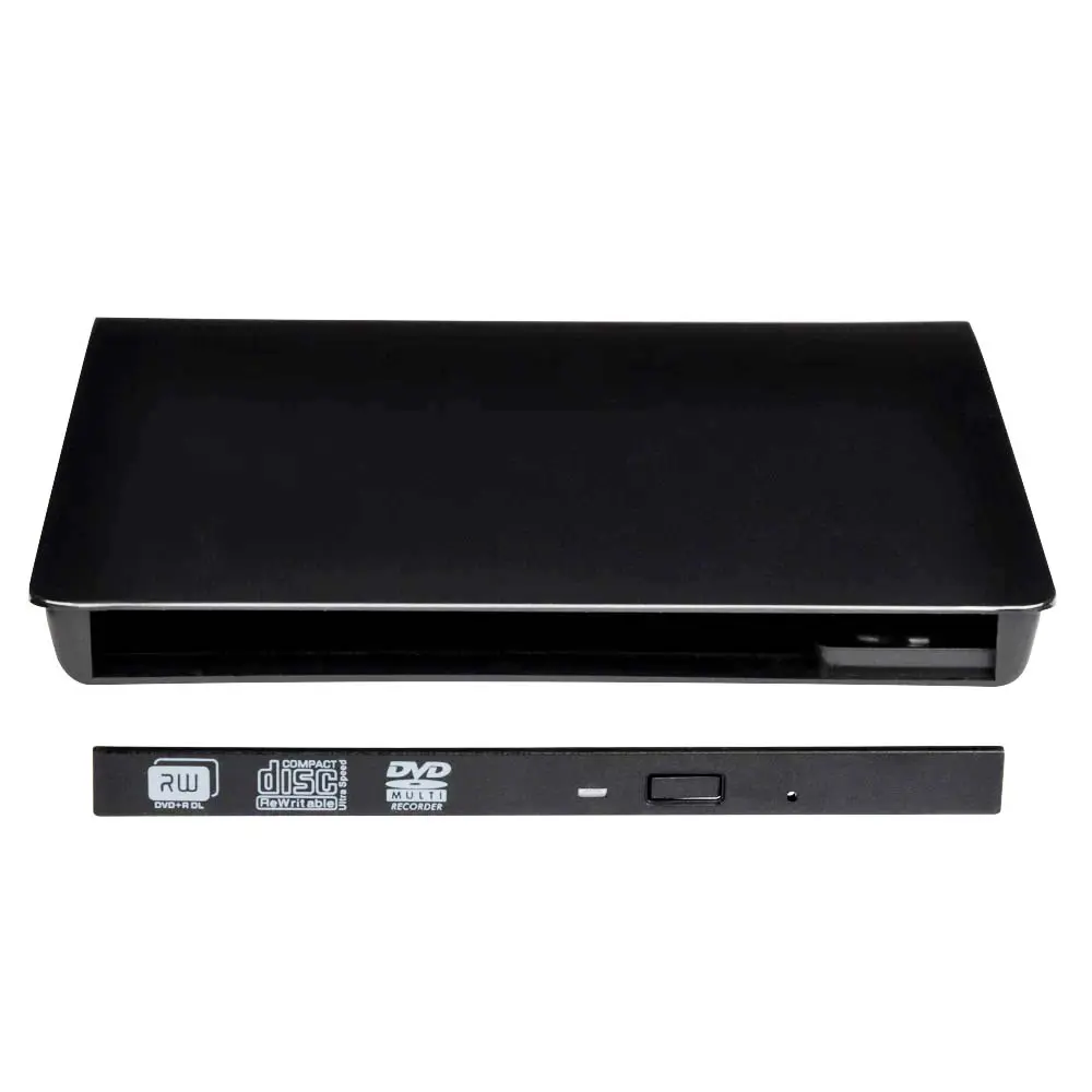 Rack Boitier 9.5mm Lecteur Graveur DVD-RW CD-RW Externe USB 3.0