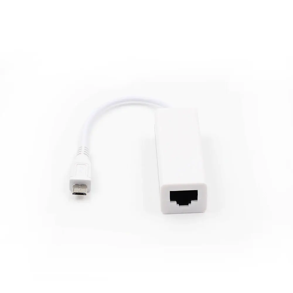 Adaptateur carte réseau ethernet Micro USB 2.0 vers RJ45 100Mbps pour Windows, Android, PC portable, tablette