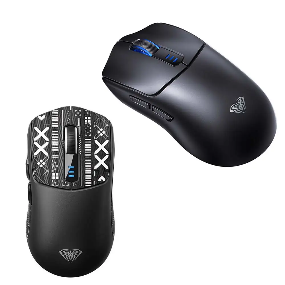Souris Gaming Rechargeable sans-fil 10000 DPI Tri-mode Bluetooth 5.0, 2.4G, USB Filaire AULA SC580 6 Boutons