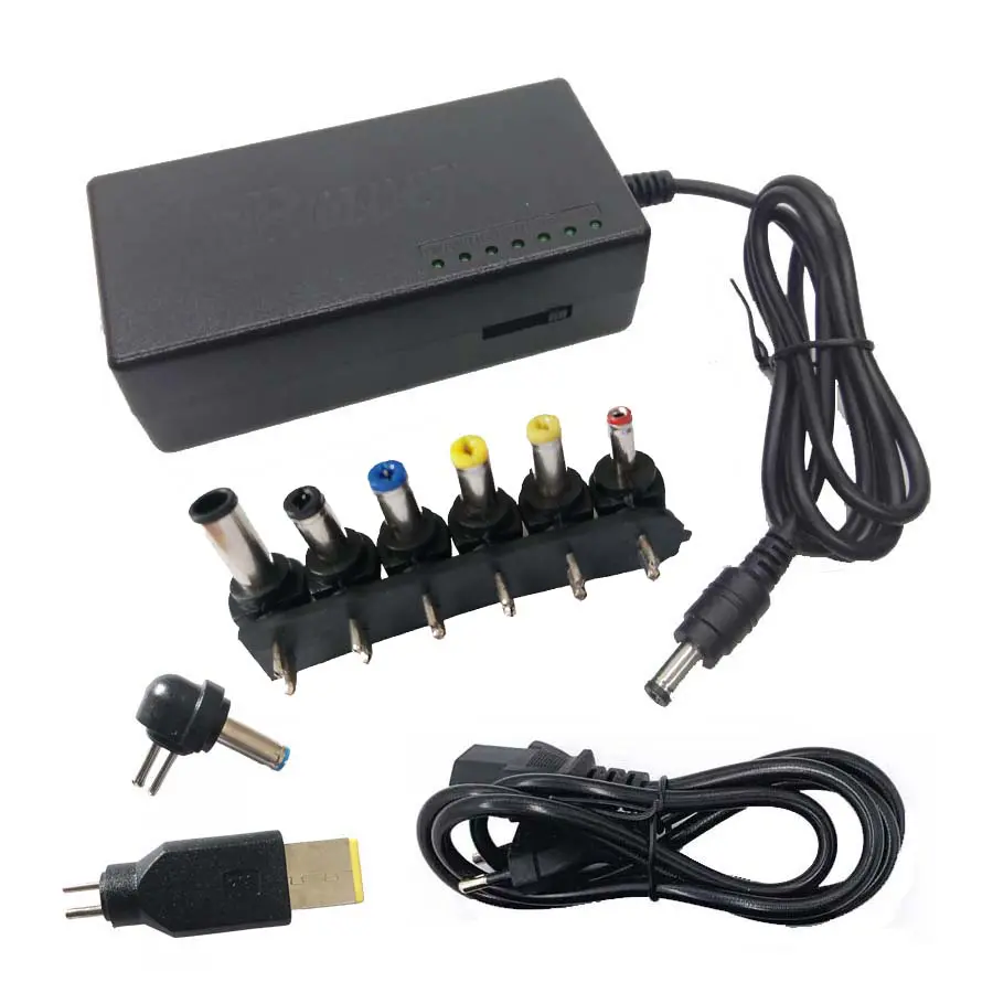 Chargeur Alimentation universel pour Laptop ordinateur portable 12V 15V 16V 18V 19V 20V 24V 4.5A, 96W + Tete Bleu HP, USB LENOVO