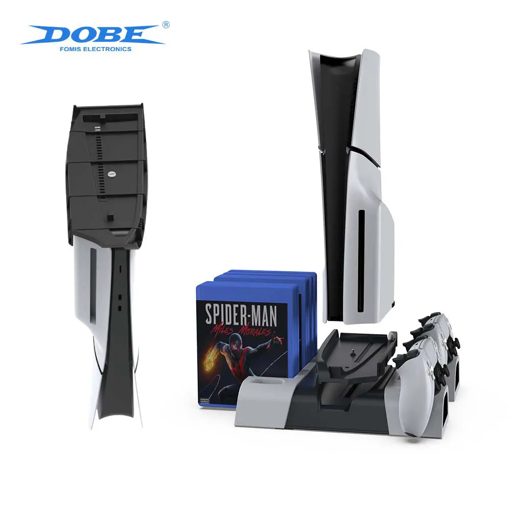 Support Docking Vertical de refroidissement pour PS5 Station de charge pour manette PS5 DOBE TP5-3536B