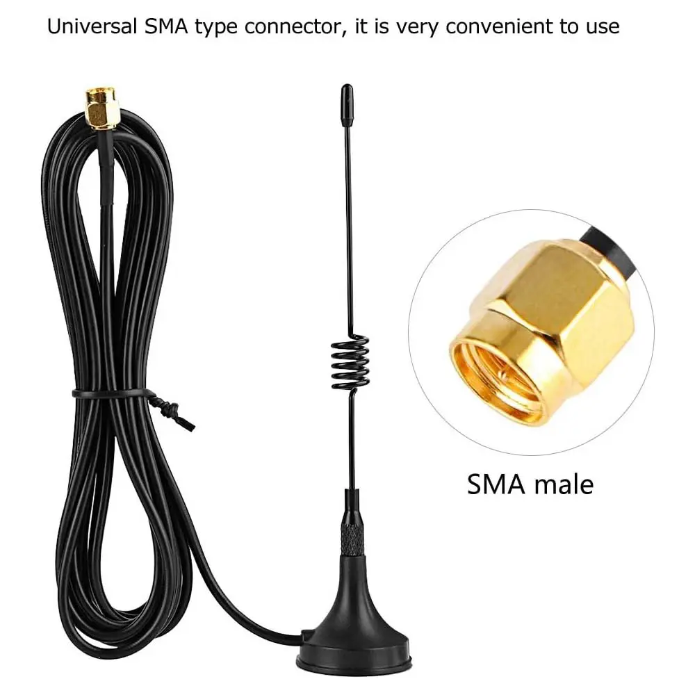Antenne 4G de Communication Radio 5dbi avec Cable 5m Connecteur SMA mâle