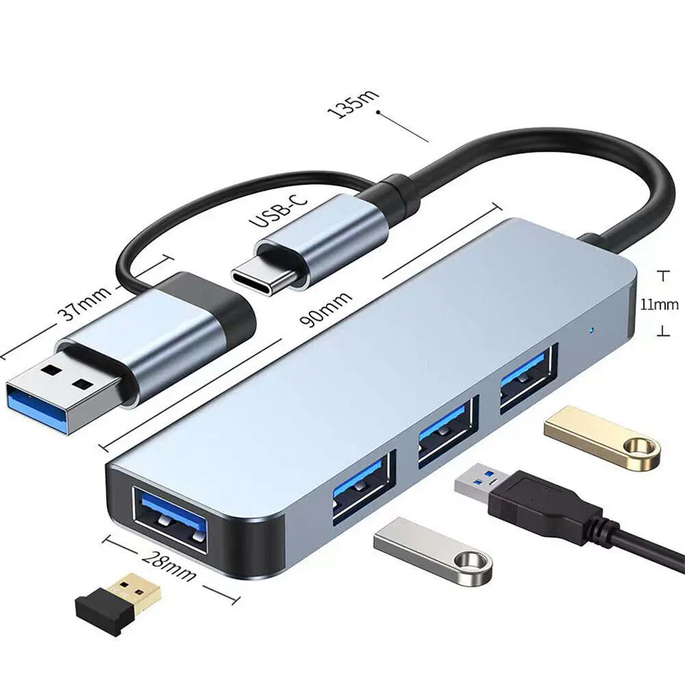 HUB Répartiteur USB 3.1 et Type-c vers 4 x Ports USB 3.0 MT-HB421