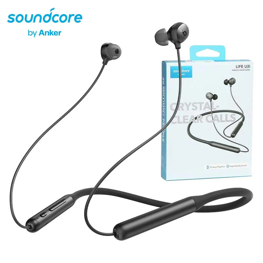 Ecouteur tour de cou sans-fil Bluetooth 5.3 Soundcore By ANKER Life U2i etanche IPX5