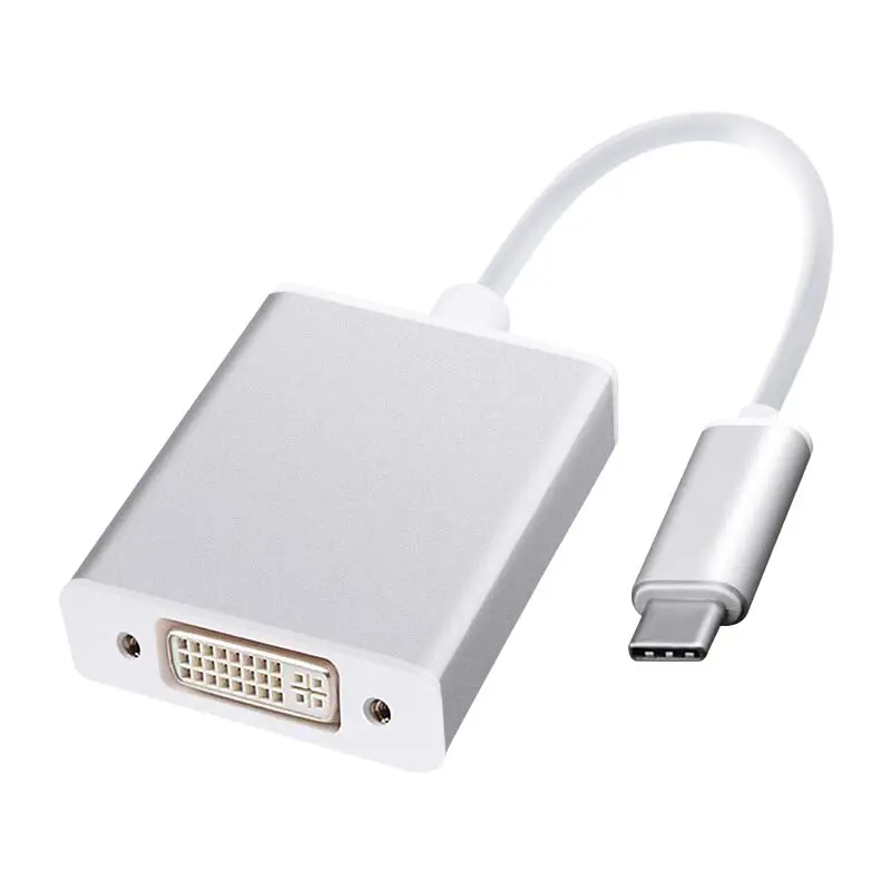 Adaptateur convertisseur Type-C USB-C USB 3.1 vers DVI 24 + 5 1080P