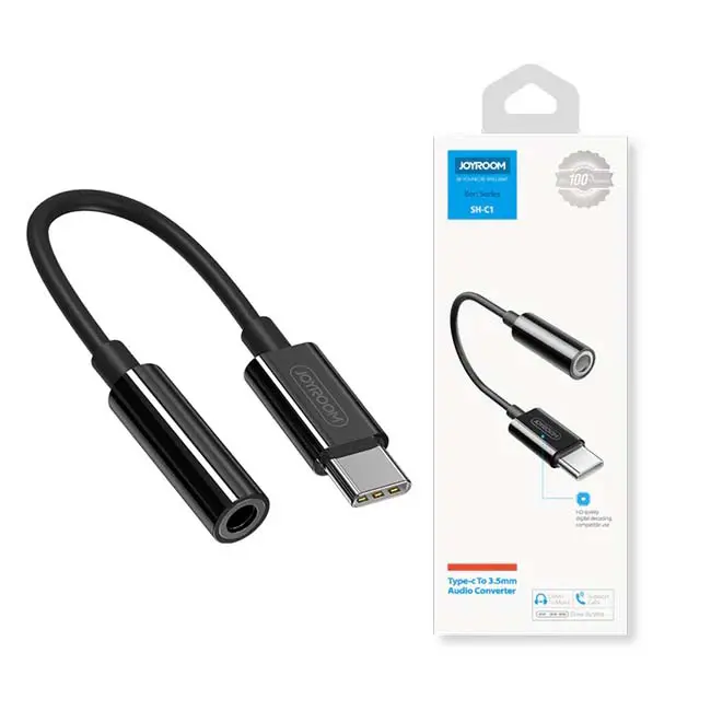 Adaptateur Convertisseur audio Joyroom SH-C1 Type-c vers AUX jack 3.5mm