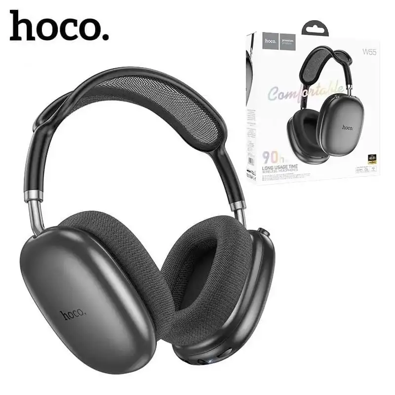 HOCO W55 Casque sans-fil Bluetooth 5.4 AUX Micro SD 90h