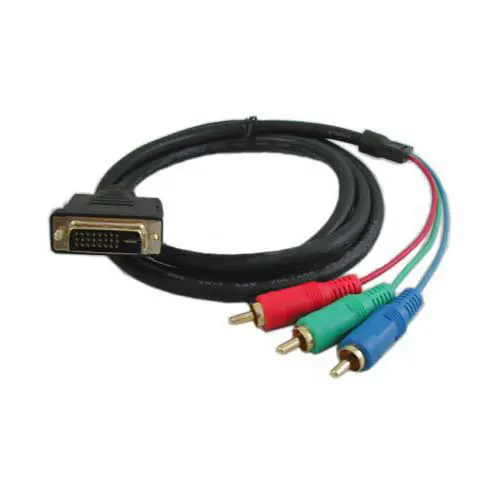 Câble DVI (24 + 1) vers AV 3 x RCA 1080P 1.5m