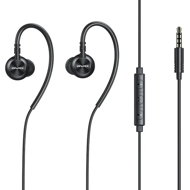 Ecouteur filaire Sports Audio Jack 3.5mm avec Microphone AWEI  L3