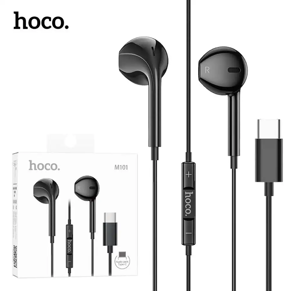 HOCO M101 Écouteurs Filaire USB-C Type-c avec Microphone