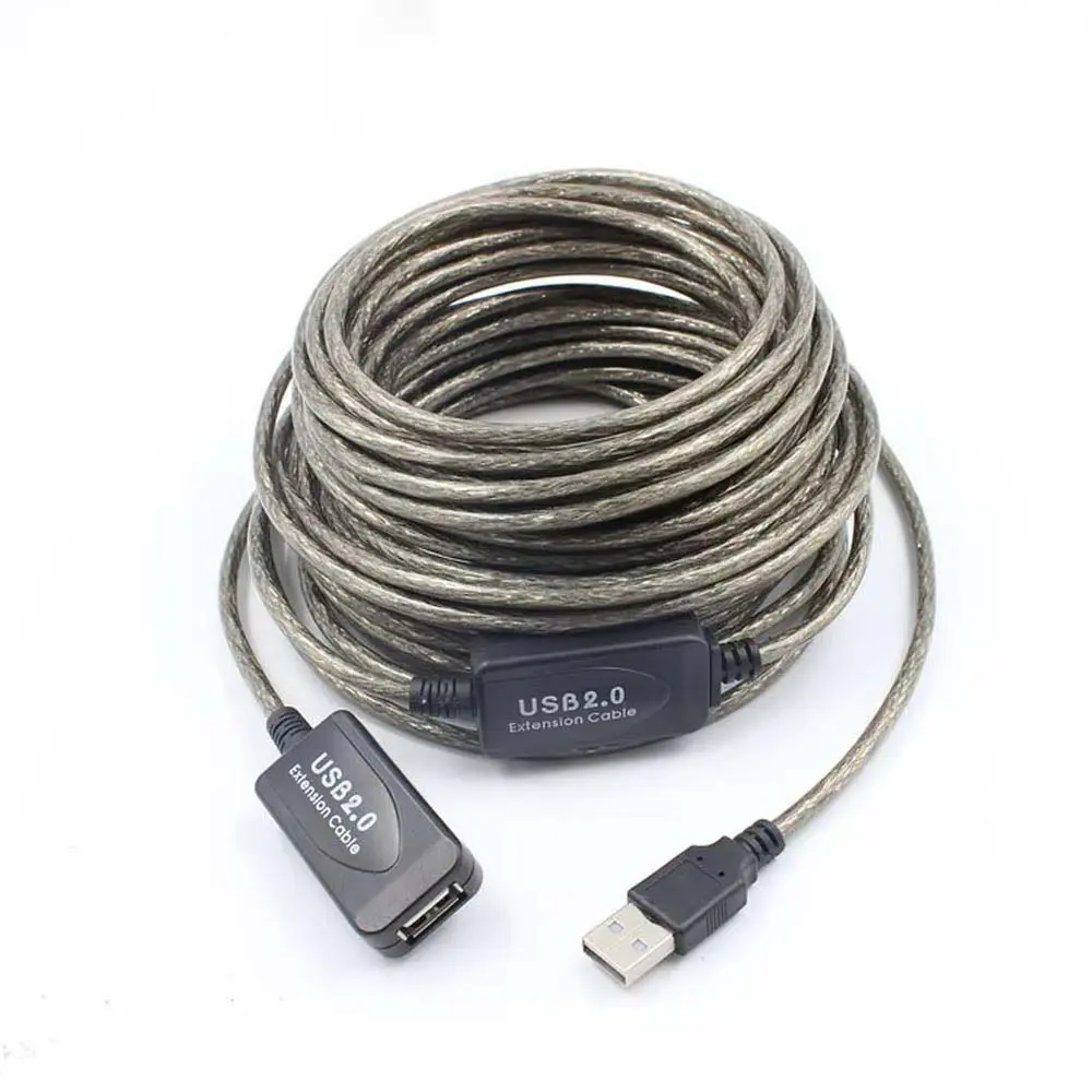 Câble Extension Rallonge répéteur actif USB 2.0 Mâle vers Femelle avec Amplificateur 10m