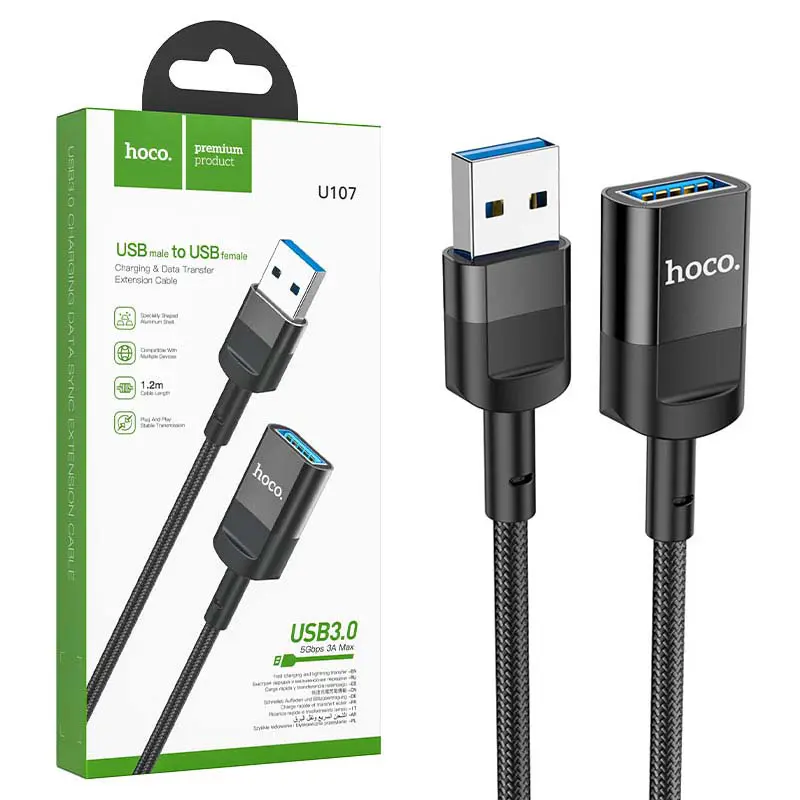 Cable extension USB 3.0 male vers USB 3.0 femelle HOCO U107
