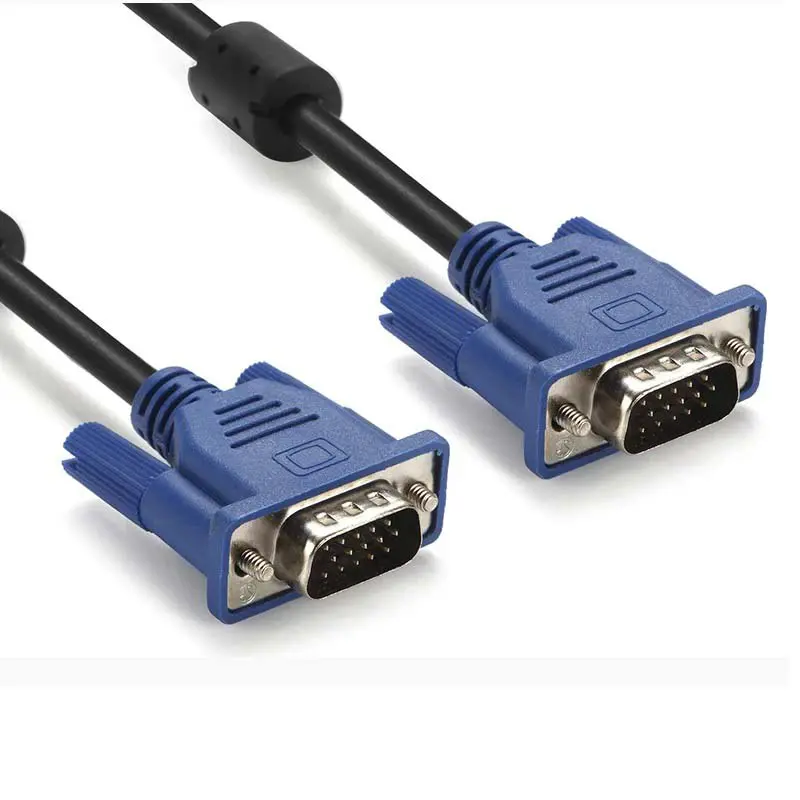 Câble VGA mâle vers mâle 1080p FULL HD pour ordinateur portable, projecteur HDTV 1.5m 3m 5m 10m