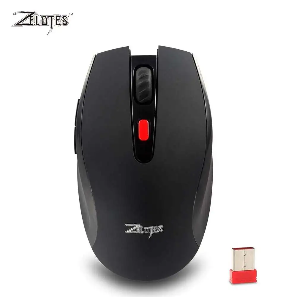 Souris Gaming Sans-Fil 2.4ghz ZELOTES F-13 2400Dpi 6 Bouttons