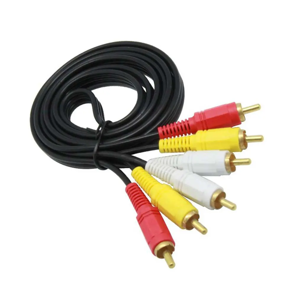 Câble composite Audio Vidéo AV mâle vers 3 x RCA mâle 1.5m 3m 5m