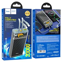 POWER BANK HOCO J104A 20000mAh PD 22.5W charge rapide Type-c + iphone