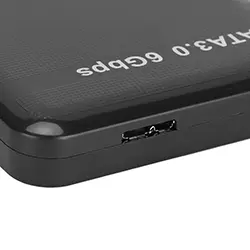 Rack pour disque dur externe HDD SSD 2.5 pouces SATA USB 3.0 - Noir