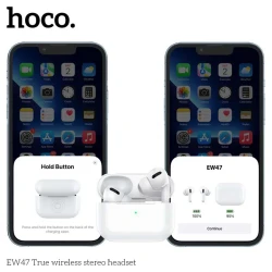 HOCO EW47 Écouteurs sans fil Earbuds Bluetooth 5.3