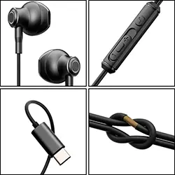 Écouteurs Intra-auriculaires Filaires Type-c USB-C Joyroom JR-EC07 en Métal