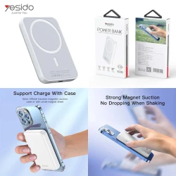 YESIDO YP29 Power Bank 5000 mAh avec Recharge Sans Fil 5 W et USB‑C