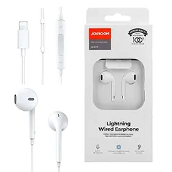 Ecouteur filaire Iphone lightning Joyroom JR-EP3 1.2m avec microphone - Blanc
