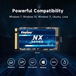 KingSpec M.2 SSD NVMe PCIe 3.0 X4 2242 NX Series