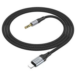 HOCO UPA26 Câble Adaptateur Audio Iphone Lightning IP vers Jack AUX 3.5mm 1m