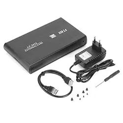 Rack pour disque dur externe HDD 3.5 pouces SATA USB 2.0 avec Alimentation
