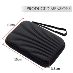 Pochette Étui anti-choc pour disque dur externe HDD SSD USB 2.5 pouces - Modèle C