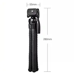 Trépied Portable Flexible pour téléphone Portable Go pro caméra avec support smartphone Yunteng VCT-3280