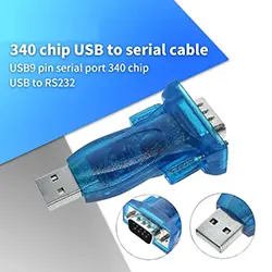 Adaptateur Convertisseur de série USB 2.0 to vers RS232 COM PDA 9 broches DB9 HL340