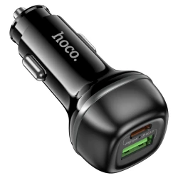 HOCO Z58A Chargeur AUTO Voiture 48W Double Port USB-C PD + USB-A QC3.0