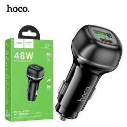 HOCO Z58A Chargeur AUTO Voiture 48W Double Port USB-C PD + USB-A QC3.0