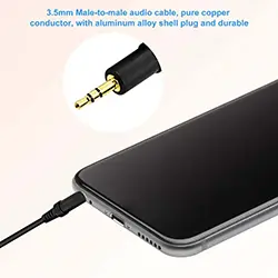 Câble extension Audio AUX Jack 3.5 mâle à mâle pour écouteurs Casque stéréo 1.5m 3m 5m