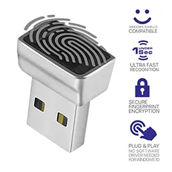 Lecteur d'empreintes digitales USB intelligent Pour Windows 10 32/64 Bits PC et LAPTOP