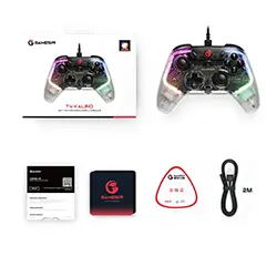 Manette GameSir T4 KALEID filaire USB Multi-plateforme pour PC ANDROID SWITCH TV BOX