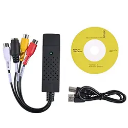Adaptateur convertisseur USB 2.0 Pro Easycap pour vidéo TV DVD VHS pour PC, caméra de vidéo surveillance