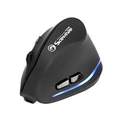 Souris vertical Ergonomique Gaming sans-fil rechargeable 800mAh 2400dpi 6 Boutons MARVO Scorpion M703W