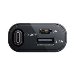 Joyroom JR-CCL07 Chargeur Auto 45W avec câble rétractable et ports USB‑C / USB‑A